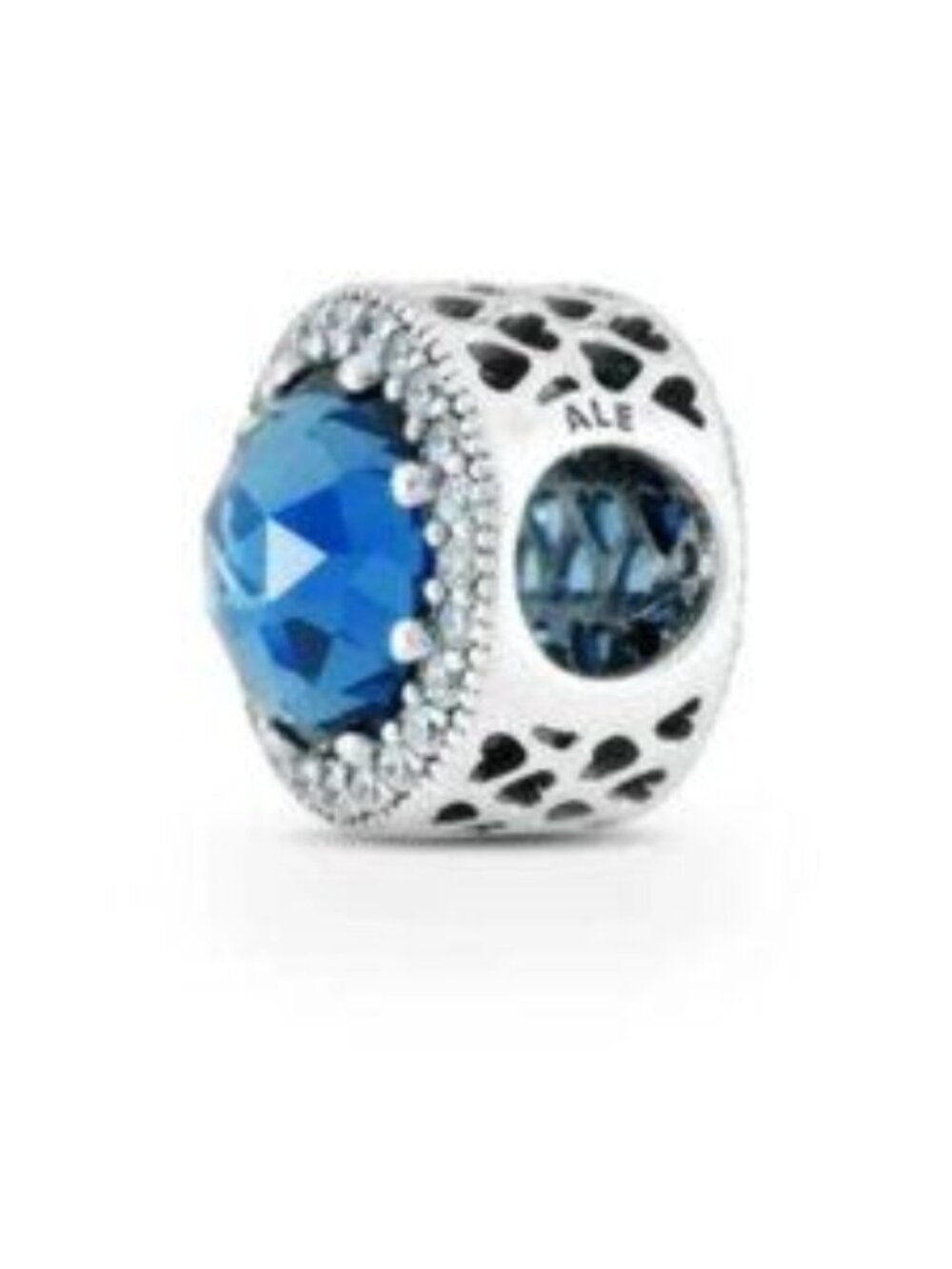 Pandora sparkling dark blue charm